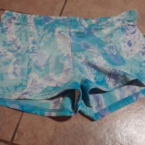 Blue swim shorts